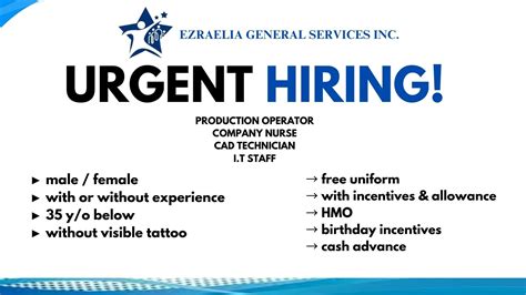 urgent job hiring in cavite|Urgent! Jobs in Cavite City .